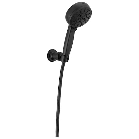 Delta Universal Showering Components 7-Setting Wall Mount Hand Shower With Cleaning Spray 55884-BL