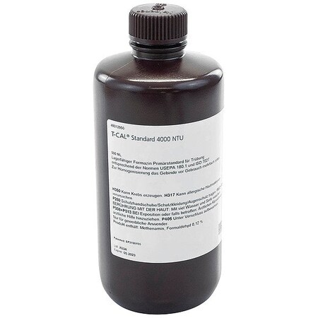Lovibond Water Testing Solution, 500 mL, 500PK FORMAZIN STANDARD, 4000 NTU