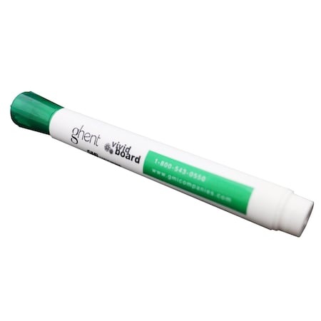 Ghent Marker, Green, Chisel Point Tip, 4 PK M4-GN