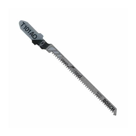 Bosch T 101 AO CURVE FINE ROUND CUT STRAIGHT CUT JIG SAW BLADE, 3 .25 L X 0.17 IN W, 20 TPI T 101AO