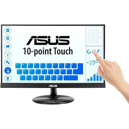 Asus EYE CARE MONITOR 21.5IN 1920X1080 75HZ TOUCHSCREEN SPEAKERS HDMI VGA BLACK VT229H