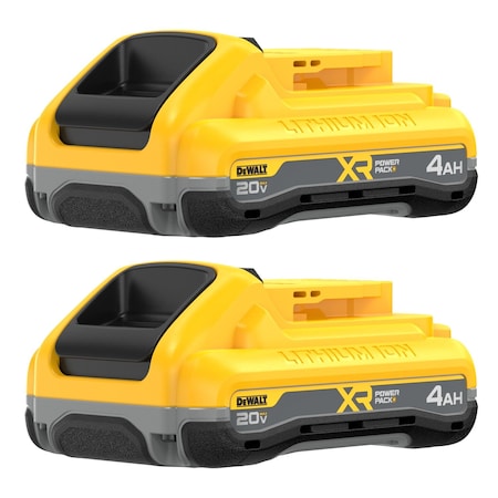 Dewalt Cordless Tool Battery, 4 Ah, Li-Ion DCB2104-2