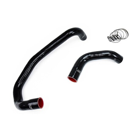 Hps Performance High Temp Reinforced Silicone Radiator Coolant Hose Kit, Black, 57-1326R-BLK