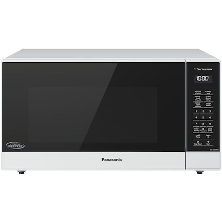 Panasonic Microwave, 1.6 cu ft Capac, White, 120V NN-SN74PW