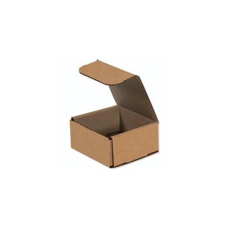 Bubblefast 50-4 x 4 x 2'' Kraft Corrugated Mailers, 50PK BFM442K