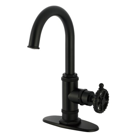 Kingston Brass Single-Handle Bar Faucet, Matte Black KSD8500CG