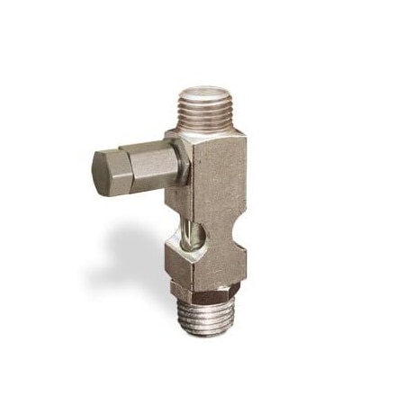 Oil-Rite Straight Sight Feed Valves w/1/4in. Inlet, Vented - Tamperproof, 1/4in. Male NPT, 1/4in. Male NPT B1628-444B1TW