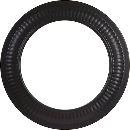 Imperial Stove Pipe Collar, 6 in Dia, Steel, Black, Matte BM0094