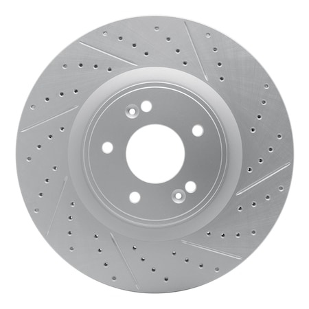 Dynamic Friction Co DFC Geoperformance Rotor - Drilled and Slotted 830-03032R