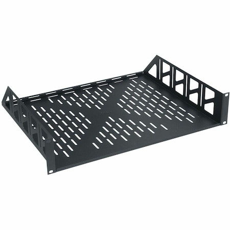 Middle Atlantic 2RU Utility Rack Mounted Shelf - 14.8in Depth Vented Rack Shelf U2V