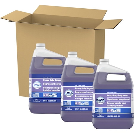 Dawn Professional Cleaners & Detergents, 1 Gal Jug, Liquid, Purple, 3 PK 04852