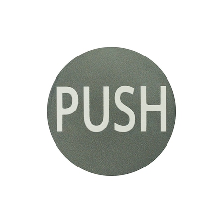 Brixwell Round Push Indicator Finish Push Dark Bronze RPU2DU