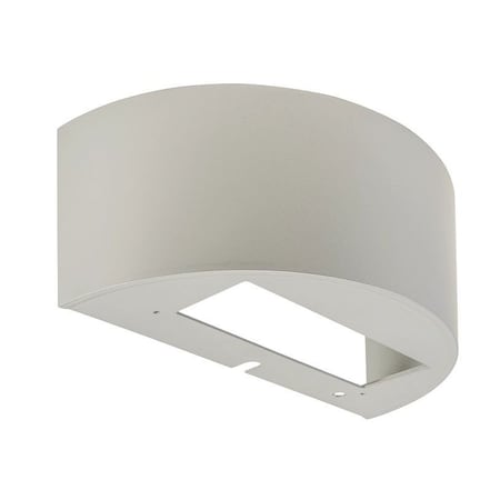 Keystone Half moon shell.  Unpainted.  Used on series 5 full cutoff wall packs KT-WPLED-M5-HM-1-KIT-U