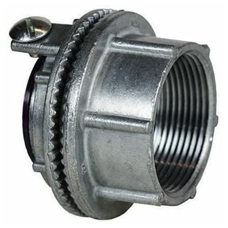 Dottie Conduit Fitting Hub, 3-1/2 in, Threaded, Zinc Alloy WTHGL350