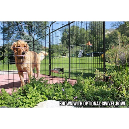 K9 Kennel Store 8ft X 8ft Basic Standard Dog Kennel Powder Coated BWW8X8FK