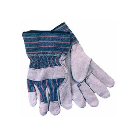 Anchor Brand Work Gloves, Large, Cowhide, Pearl Gray 101-1775