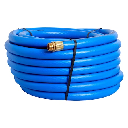 Underhill 1 in ID x 75 ft L Water Hose, TPE Tube, Blue H10-075B
