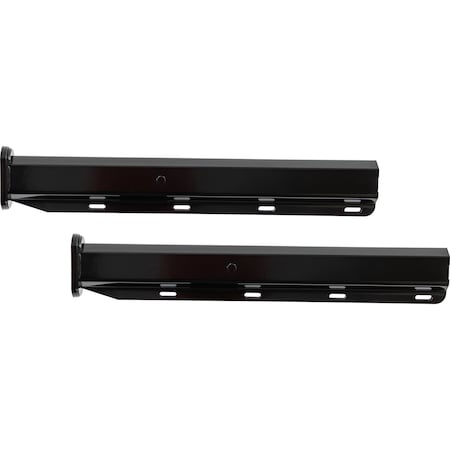 Buyers Products Mudflap Hanger, Black, Steel 85930010