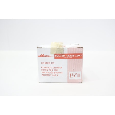 Miller HYDRAULIC CYLINDER PISTON ROD SEAL/BOLTED BUSHING 1-3/4IN 051-KR015-175