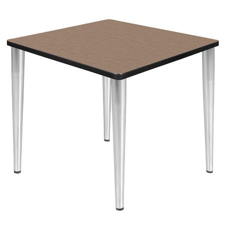 Regency Square Kahlo Breakroom Table, 30 in W, 30 in L, Noble Oak TPL3030NOCM