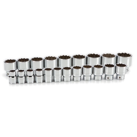 Tekton 3/4 Inch Drive 12-Point Socket Set, 21-Piece 3/4-2 in. SHD93015