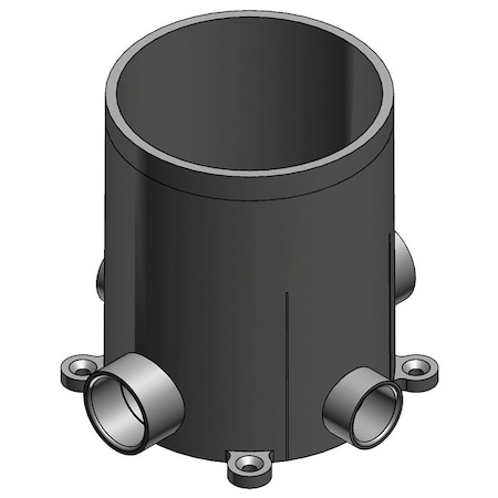 Carlon Box, 5.4 in D, Non-Metallic Box, Gray E971FB-CAR