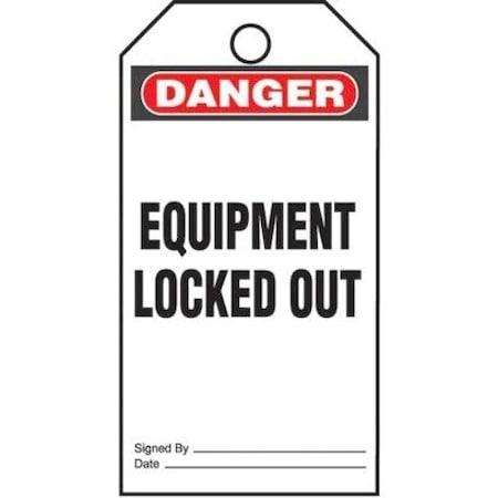 Panduit Safety Tag, Vinyl, 3 in Width, 5.75 in Height PVT-96