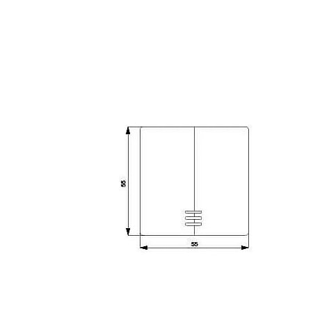 Siemens DELTA i-system titanium white Rocker switch with window for Series/double two-way 5TG6204