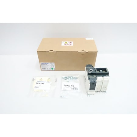 Socomec INOSYS NON-FUSIBLE DISCONNECT SWITCH 250A AMP 1000V-DC 2P 87P02025