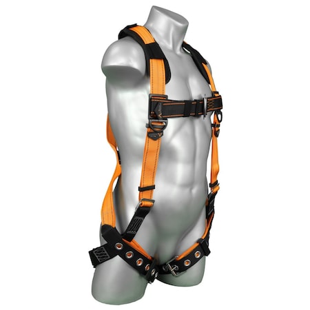Malta Dynamics Warthog Full Body Harness w/ X-Pad, 2XL, 130-310 lb, Tongue Leg Straps B2003-X