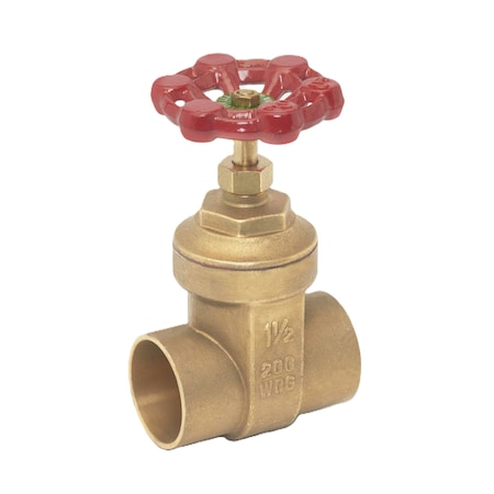 Proline Series Brass 2-in FIP x 2-in FIP Heavy Duty Gate Valve Lead-Free 100-508NL