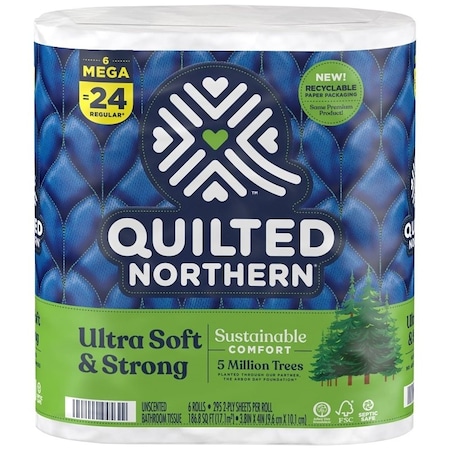 Quilted Northern 94429 Bathroom Tissue, 2-Ply, Paper 94562