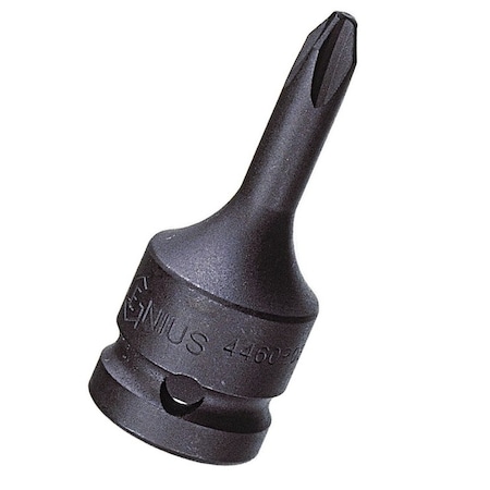 Genius Tools 3/8in Dr. PH.1 Philips Head Driver 52mmL 3452R01