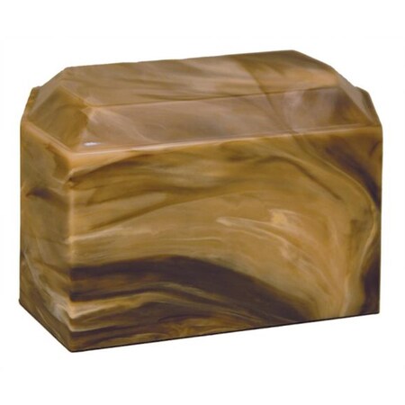 Fasttrack2Fitness Cultured Onyx Cremation Pride Adult Urn, Brown Agate FA2001553