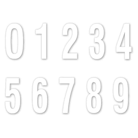 Accuform MAGNETIC CHARACTERS NUMBER SET NAM823WT