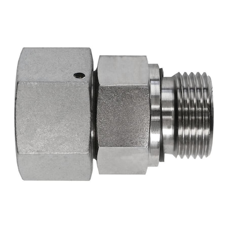 Brennan Industries Male ED Seal, 10 mm, Straight, Stainless D8505-L06-10-ED-SS