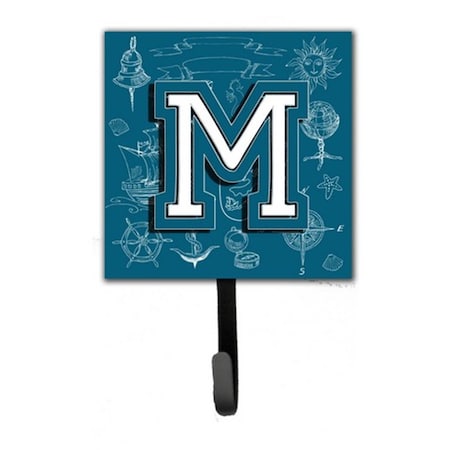 Carolines Treasures Letter M Sea Doodles Initial Alphabet Leash and Key Holder CJ2014-MSH4