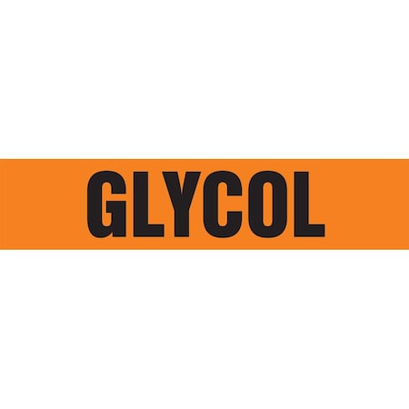 Accuform ASME ANSI PIPE MARKER GLYCOL RPK357STC