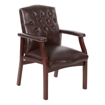 Office Star Products Traditional Visitors Chair , Royal Cherry TV233-JT4