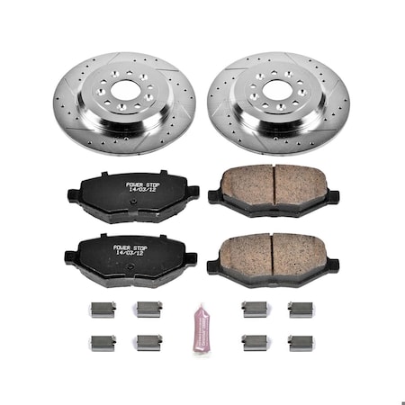 Powerstop REAR 1 CLICK BRAKE KIT W/ HARDWARE K4744