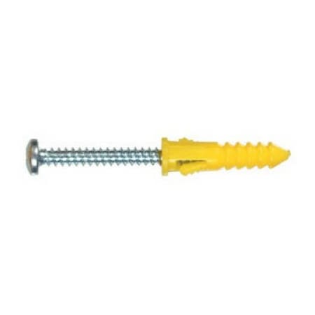 Hillman Screw Anchor, Pan, Nylon, 6 PK 5109