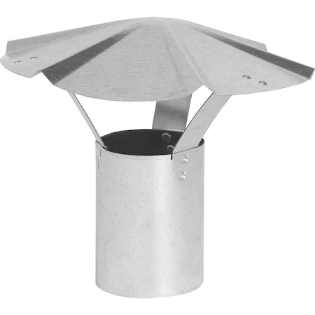 Imperial Mfg Roof Rain Cap Galv 4"30G GV0587