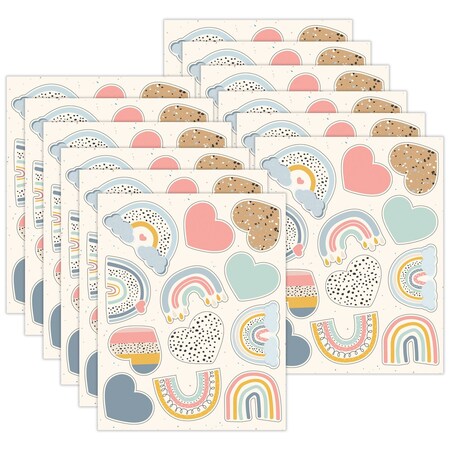 Carson Dellosa We Belong Shape Stickers, 72-Piece Set, 12PK 168326