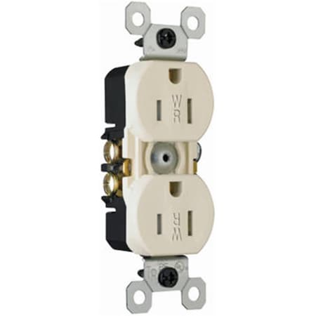 Nextgen 3232TRWRLACC8 Duplex Receptacle, 15A, Light Almond NE586433