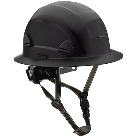 Fibre-Metal By Honeywell Type II Non-Vented, Full Brim Industrial Climbing Helmet w/HDPE Shell, 8-Point Textile Suspension, Whe CSH12011