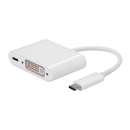 Monoprice Usb, C To Dvi, Usb, C, F, Dual Port Adptr 15243