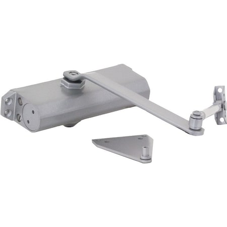 Prosource Door Closer, Non-Handed Hand, Automatic, Aluminum, Silver, 240 lb C501-AB-SA-AS