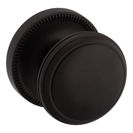 Baldwin Baldwin Preconfigured 5069 Knob with 5076 Rose Half Dummy Lock Oil Rubbed Bronze Finish 5069102IDM