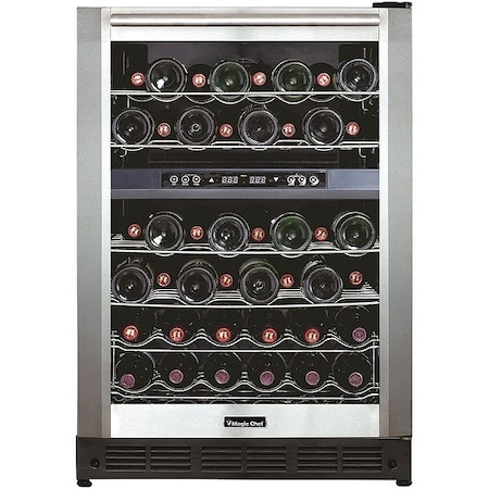 Magic Chef Dual-Zone Built-In Beverage Center BTWB530ST1
