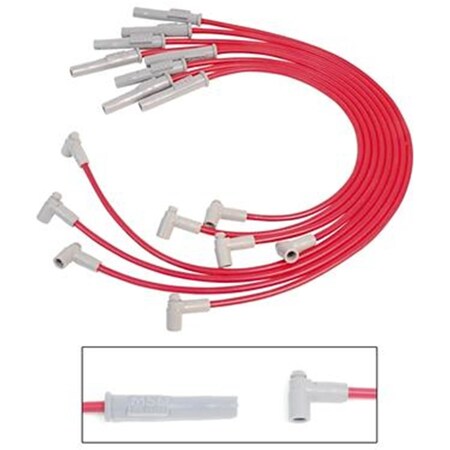 Msd Co. 31369 Spark Plug Wire Set, Red M46-31369